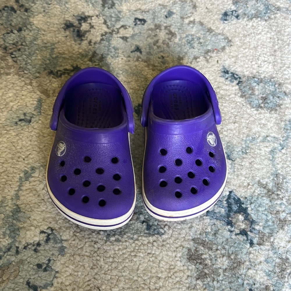 Baby / Toddler Crocs, Classic Clogs Purple Size C4